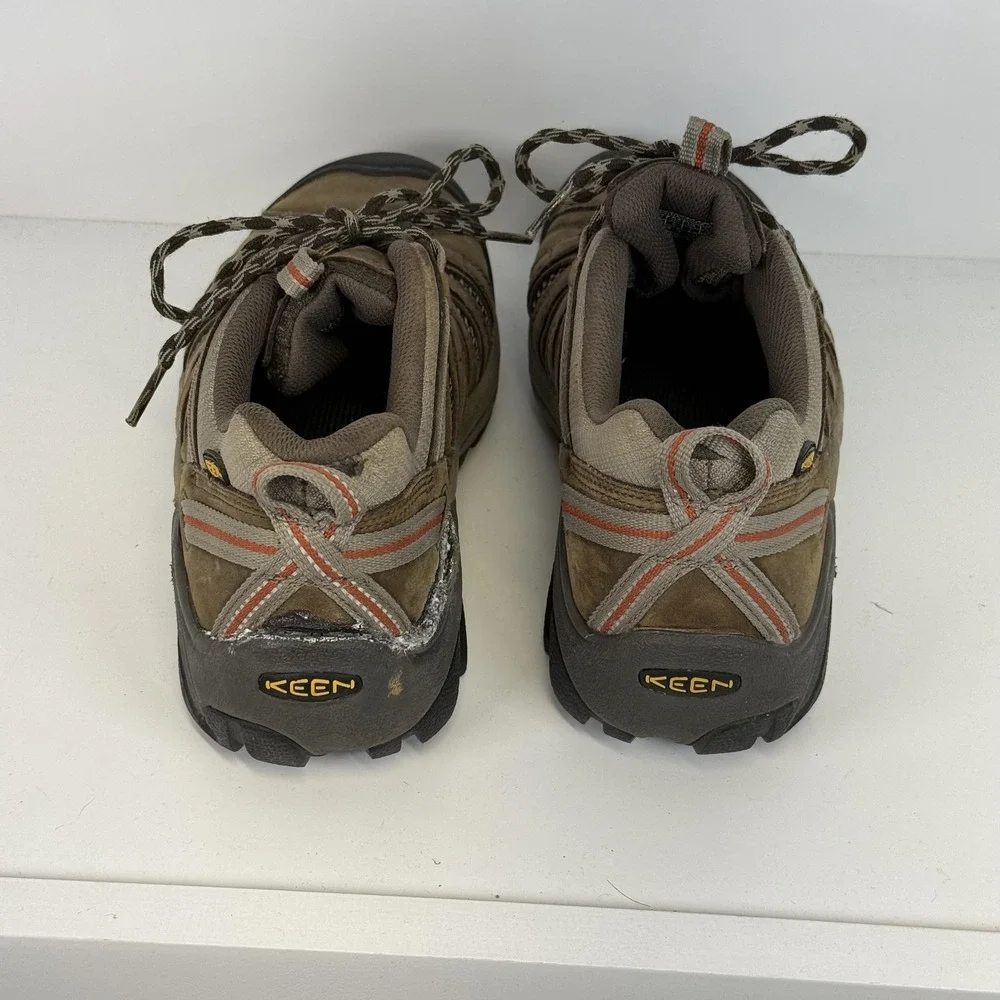Keen Shoes Mens 8 Brown Voyageur Ankle Hiking Outdoors Mesh Comfort Lace Up